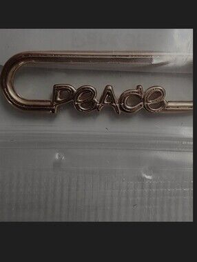 Authentic Pandora ME Styling Peace Word Link